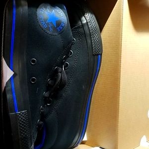 Converse mile-high Black and Blue